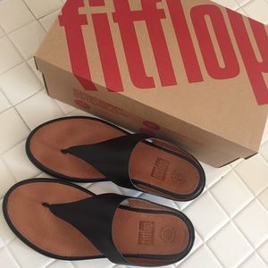 Fitflop Banda Wedge Leather Sandal